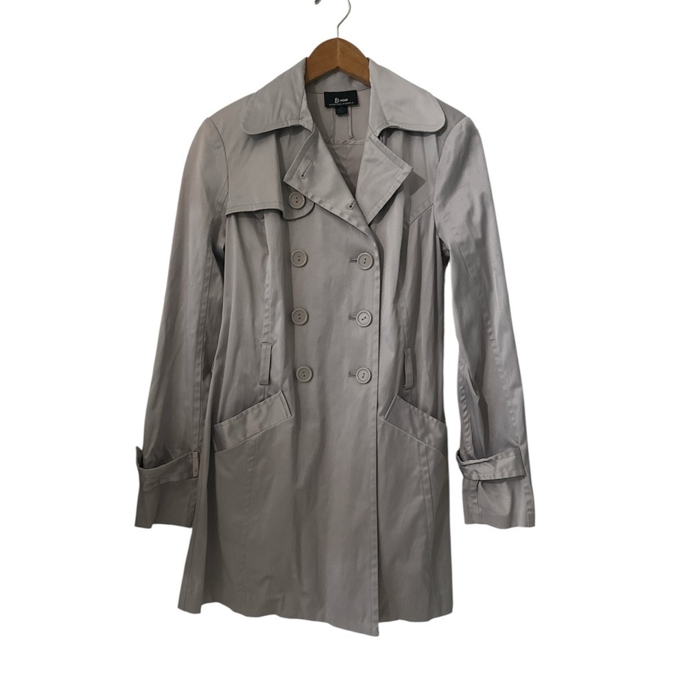 Bwear Gray Trench Coat sz M